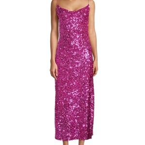 Sachin & Babi Pink Sequin Dress